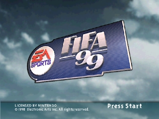 FIFA 99 title screen for Nintendo 64